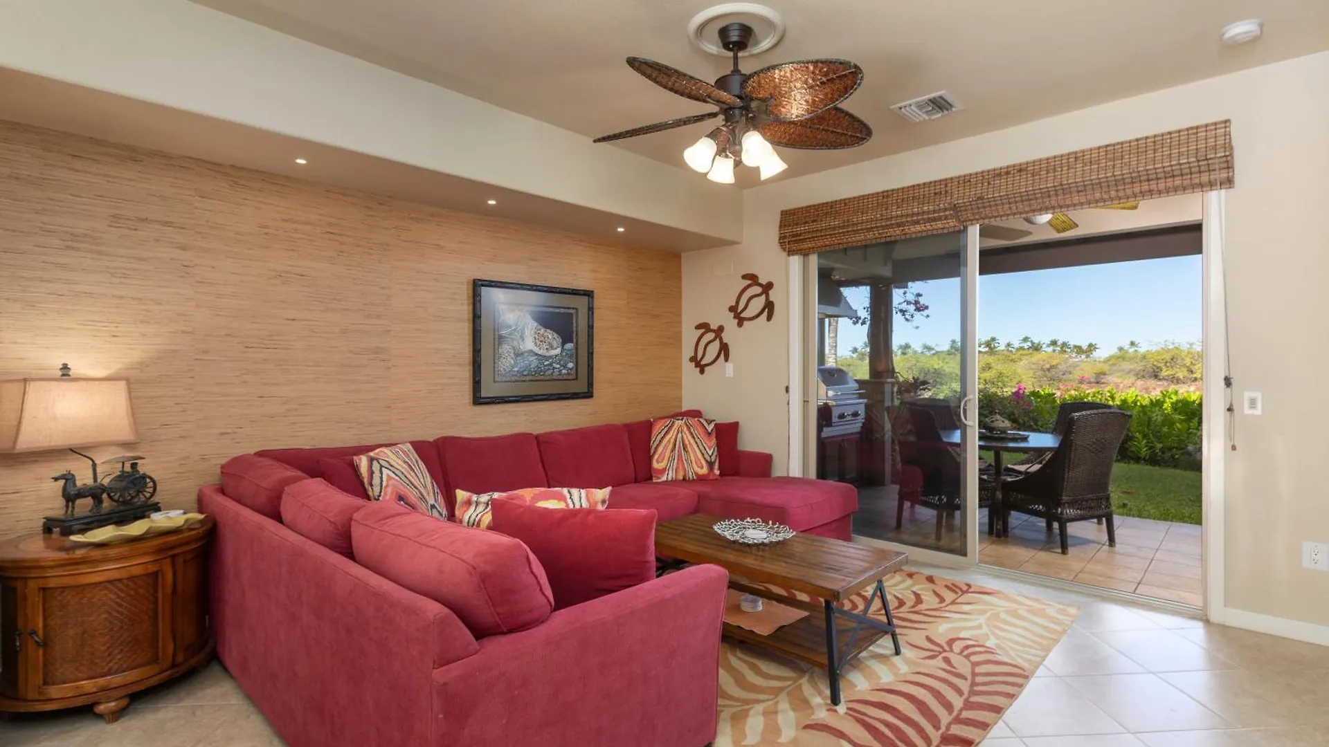 Mauna Lani Palm Villas D-2 Corner Unit Historic View Waikoloa